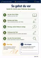 Vorschau - Arbeitsblätter - Fehlertexte überarbeiten Deutsch Arbeitsblätter Berufskolleg Schreibtraining - Seite 3