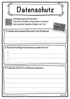 Vorschau - Unterrichtsreihen - Datenschutz Lückentext mit Wortspeicher Hörverstehen und Suchsel - Seite 3