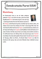 Vorschau - Unterrichtsreihen - Demokratische Partei (USA) Lückentext mit Wortspeicher Hörverstehen und Suchsel - Seite 2
