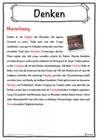 Vorschau - Unterrichtsreihen - Denken Lückentext mit Wortspeicher Hörverstehen und Suchsel - Seite 2