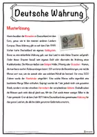 Vorschau - Unterrichtsreihen - Deutsche Währung Lückentext mit Wortspeicher Hörverstehen und Suchsel - Seite 2
