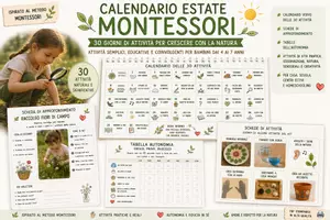 anteprima - Giochi - Calendario Montessori un'attività al
Giorno - Pagina di copertina