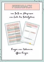 Vorschau - Arbeitsblätter - Feedback von SuS an Lehrperson - Deckblatt