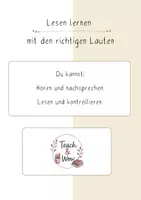 Vorschau - Arbeitsblätter - Lesen lernen mit den richtigen Lauten - Seite 2