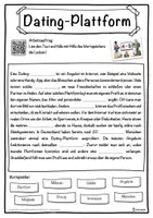 Vorschau - Unterrichtsreihen - Dating-Plattform Lückentext mit Wortspeicher Hörverstehen und Suchsel - Seite 1