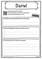 Vorschau - Unterrichtsreihen - Dattel Lückentext mit Wortspeicher Hörverstehen und Suchsel - Seite 3