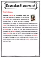 Vorschau - Unterrichtsreihen - Deutsches Kaiserreich Lückentext mit Wortspeicher Hörverstehen und Suchsel - Seite 2