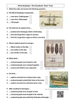 Vorschau - Arbeitsblätter - Hörsehverstehen: Slave Ship mit Lösung - Seite 1