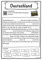 Vorschau - Unterrichtsreihen - Deutschland Lückentext mit Wortspeicher Hörverstehen und Suchsel - Seite 1