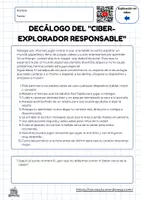 Vista previa - Unidades / Secuencias / Situaciones de Aprendizaje - El Decálogo (comprensión lectora, escitura creativa y plantilla) - página 1