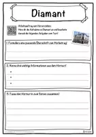 Vorschau - Unterrichtsreihen - Diamant Lückentext mit Wortspeicher Hörverstehen und Suchsel - Seite 3