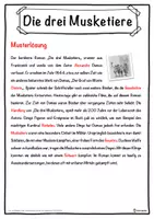 Vorschau - Unterrichtsreihen - Die drei Musketiere Lückentext mit Wortspeicher Hörverstehen und Suchsel - Seite 2