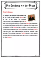 Vorschau - Unterrichtsreihen - Die Sendung mit der Maus Lückentext mit Wortspeicher Hörverstehen und Suchsel - Seite 2