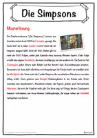 Vorschau - Unterrichtsreihen - Die Simpsons Lückentext mit Wortspeicher Hörverstehen und Suchsel - Seite 2