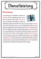 Vorschau - Unterrichtsreihen - Dienstleistung Lückentext mit Wortspeicher Hörverstehen und Suchsel - Seite 2