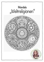 Vorschau - Arbeitsblätter - Religion/ Ethik - Mandala "Weltreligionen" (Kl. 5-10) - Deckblatt