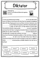 Vorschau - Unterrichtsreihen - Diktator Lückentext mit Wortspeicher Hörverstehen und Suchsel - Seite 1
