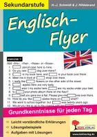 Vorschau - Arbeitsblätter - Englisch-Flyer Grundkenntnisse | Grammatik, Zeitformen, if-clauses, Gerund, Passive, Artikel, Pronomen | Englisch Sekundarstufe Klasse 6-13 Lösungen - Deckblatt