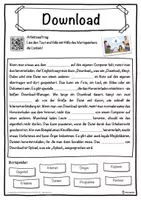 Vorschau - Unterrichtsreihen - Download Lückentext mit Wortspeicher Hörverstehen und Suchsel - Seite 1