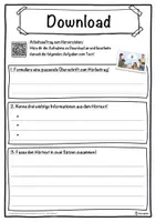 Vorschau - Unterrichtsreihen - Download Lückentext mit Wortspeicher Hörverstehen und Suchsel - Seite 3