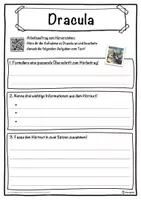 Vorschau - Unterrichtsreihen - Dracula Lückentext mit Wortspeicher Hörverstehen und Suchsel - Seite 3