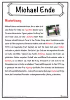 Vorschau - Unterrichtsreihen - Michael Ende Lückentext mit Wortspeicher Hörverstehen und Suchsel - Seite 2