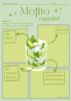 Vorschau - Arbeitsblätter - Schuljahresabschluss_Mojito español (Mme La Profe 2026) - Seite 1