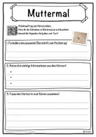 Vorschau - Unterrichtsreihen - Muttermal Lückentext mit Wortspeicher Hörverstehen und Suchsel - Seite 3