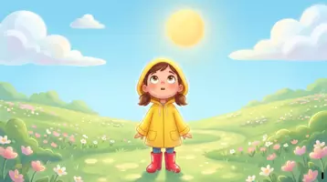 Vorschau - Bildkarten - Kamishibai – Warum regnet es? | Das Wetter einfach erklärt für Kinder - Seite 1
