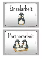 Vorschau - Poster - Pinguin Klasse: Sozialformen und Methoden - Seite 1