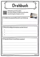 Vorschau - Unterrichtsreihen - Drehbuch Lückentext mit Wortspeicher Hörverstehen und Suchsel - Seite 3