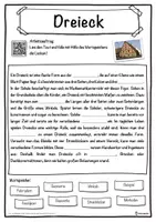 Vorschau - Unterrichtsreihen - Dreieck Lückentext mit Wortspeicher Hörverstehen und Suchsel - Seite 1