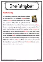 Vorschau - Unterrichtsreihen - Dreifaltigkeit Lückentext mit Wortspeicher Hörverstehen und Suchsel - Seite 2
