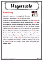 Vorschau - Unterrichtsreihen - Magersucht Lückentext mit Wortspeicher Hörverstehen und Suchsel - Seite 2