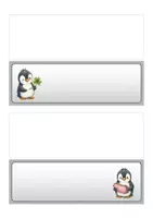 Vorschau - Poster - Pinguin Klasse: Namensschilder - Seite 2