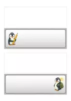 Vorschau - Poster - Pinguin Klasse: Namensschilder - Seite 3