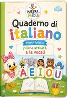 anteprima - Materiale di supporto/inclusione - QUADERNO classe prima (primi giorni e le vocali) - Pagina di copertina