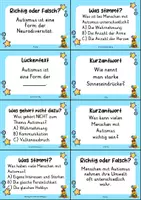 Vorschau - Quiz - Autismus – 24 Quizkarten | Quiz | Inklusion, Gesellschaft & Gesundheit - Seite 1