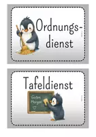 Vorschau - Poster - Pinguin Klasse: Klassendienste - Seite 2