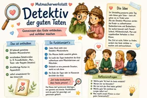Vorschau - Spiele - Detektiv der guten Taten – 30 Detektiv-Missionskarten für Klassenrat & soziales Lernen | Grundschule - Seite 1