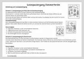 Vorschau - Stationenlernen - Sommer-Lesespaziergang - Seite 3