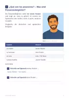 Vorschau - Arbeitsblätter - Possessivbegleiter mi, tu, su - Spanisch - Seite 2