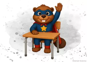 Vorschau - Bildkarten - Biberklasse Klassenregeln Klassentier Biber - Seite 2