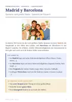Vorschau - Arbeitsblätter - Madrid und Barcelona - Spanisch Klasse 6 - Seite 1