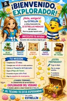 Vista previa - Unidades / Secuencias / Situaciones de Aprendizaje - Aventura Pirata de Verano con Estrellín PREMIUM | Nueva Versión Mejorada. Segundo primaria - página 1