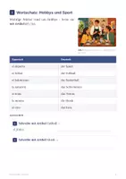Vorschau - Arbeitsblätter - Freizeit und Hobbys - Spanisch Klasse 7 - Seite 2