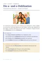 Vorschau - Arbeitsblätter - Latein a- und o-Deklination Klasse 5 - Seite 1