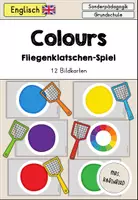 Vorschau - Spiele - Farben Colours Fliegenklatschenspiel - Englisch - Deckblatt