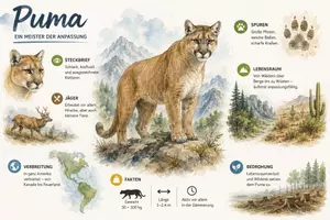 Vorschau - Arbeitsblätter - Arbeitsblätter zum Thema "Puma" + Lösung & MP3 + Infografik - Seite 3