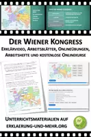 Vorschau - Arbeitsblätter - Der Wiener Kongress (mit Erklärvideo, sofort einsetzbar) - Deckblatt